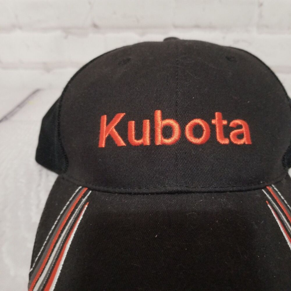 Kubota Orange And Black Adjustable Ball Cap K-Products Country Outdoors